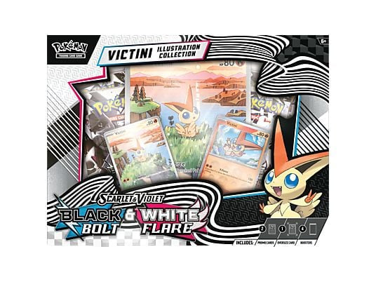 POKEMON Black Bolt & White Flare Victini Illustration Pokemon Box Set